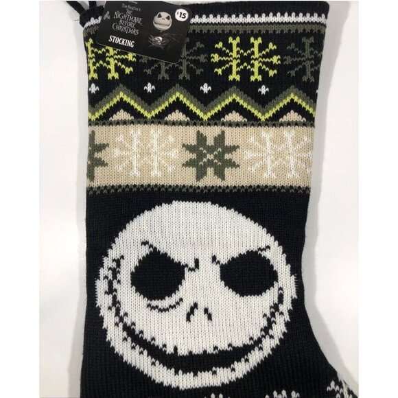 Disney Xmas Stocking The Nightmare Before Christmas Jack Skellington Knit 19’. - Picture 4 of 10